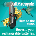 Recycle rechargable batteries at call2recycle.org